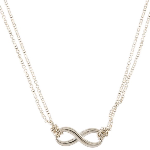 Tiffany infinity sterling silver necklace - Picture 3 of 7